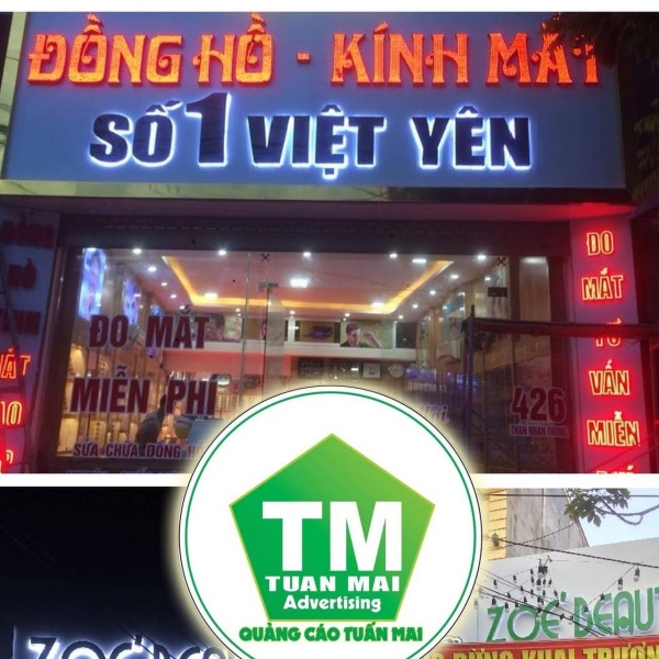 Bảng hiệu quảng cáo led - Quảng Cáo Tuấn Mai - Công Ty TNHH Thương Mại Và Dịch Vụ Quảng Cáo Tuấn Mai